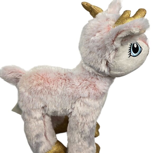 Build a Bear Workshop Reindeer Pink 2021 Merry Mission Plush Stuffed Animal Toy - Picture 10 of 16